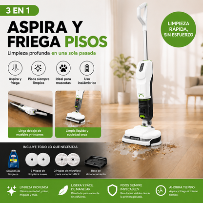 BISSELL - Aspiradora Inalámbrica 3 en 1 | Superligera y Portátil