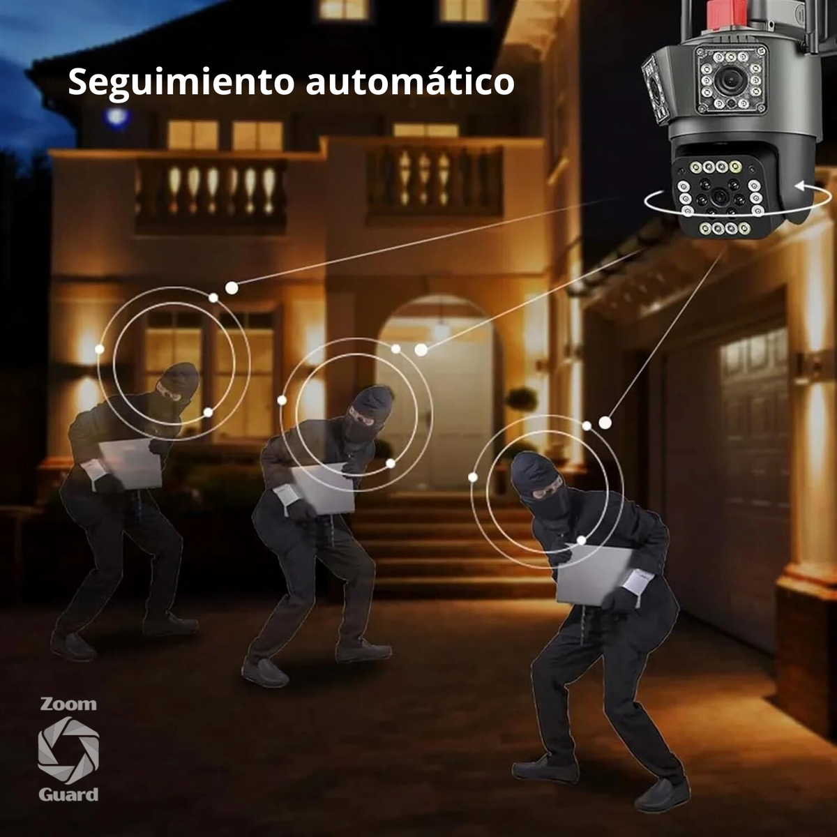 Zoom Guard: Cámara de Seguridad WiFi - ¡Compra 1, Llévate 2! + Memoria ilimitada