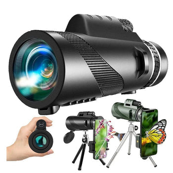 Telescopio Portátil con Visión Nocturna