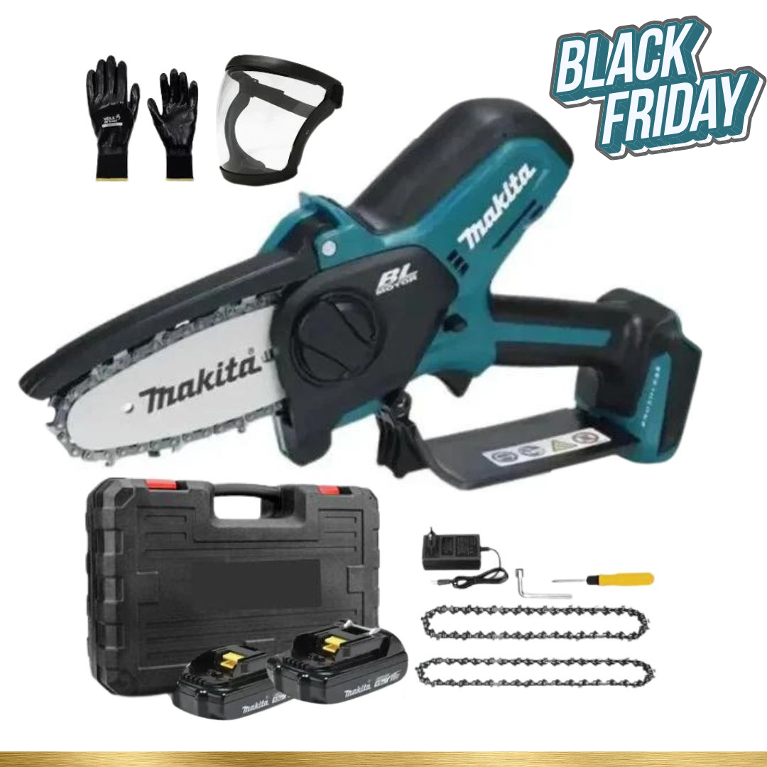 BLACK FRIDAY: Mini Motosierra De Mano Portatil Recarga Original + BATERIA EXTRA + Regalos