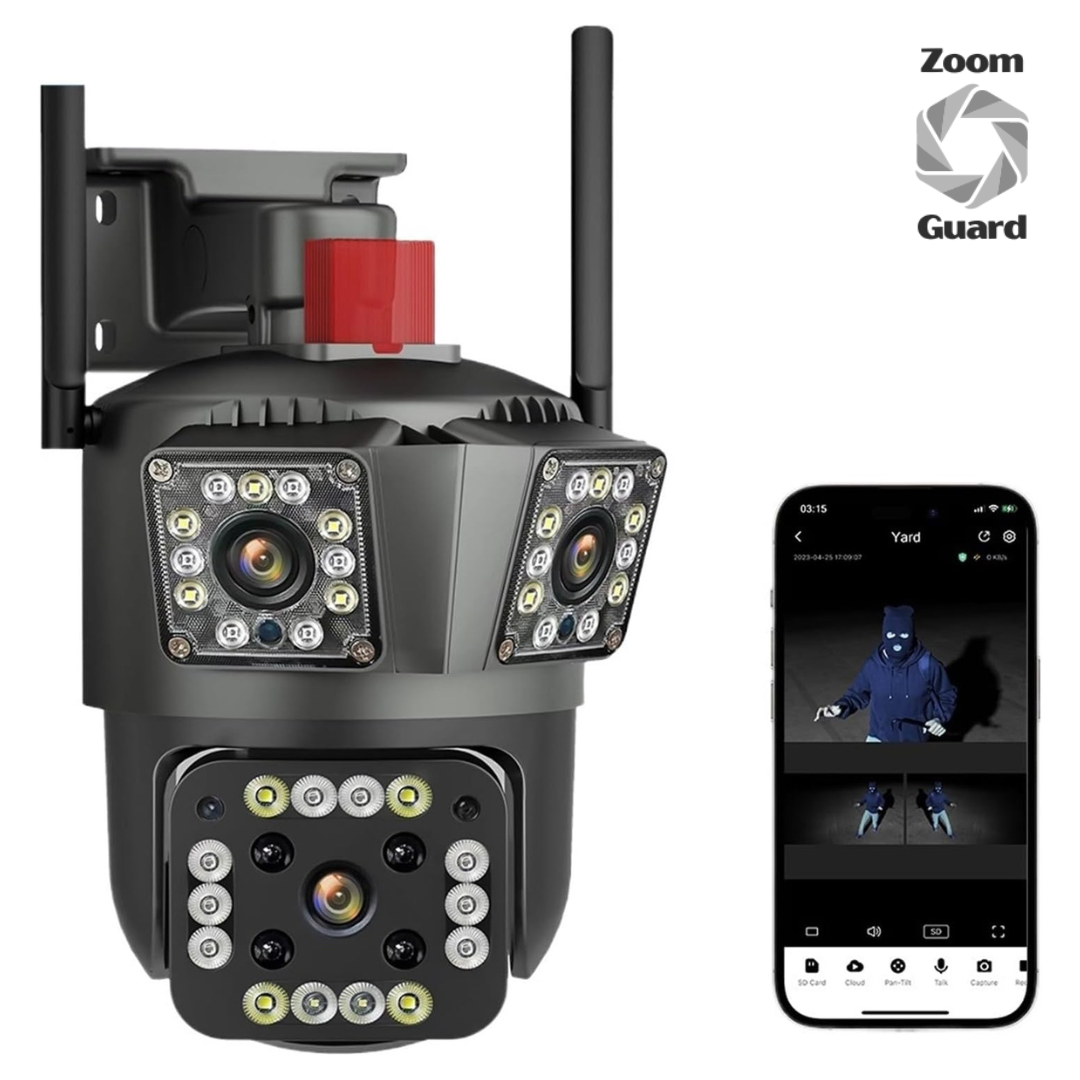 Zoom Guard: Cámara de Seguridad WiFi - ¡Compra 1, Llévate 2! + Memoria ilimitada
