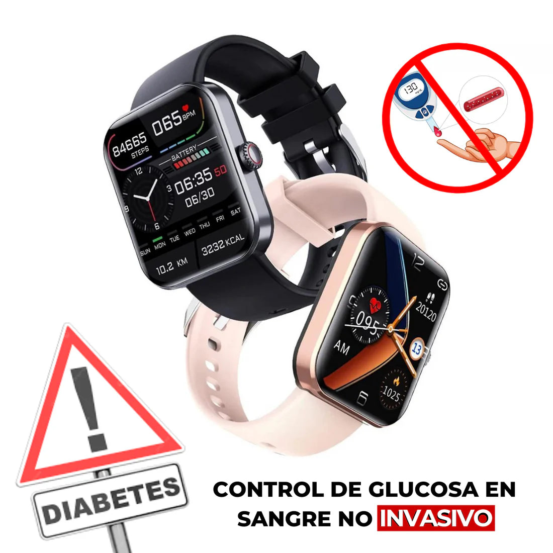 SmartWatch X7 - Reloj Inteligente para Medir Azúcar en la Sangre